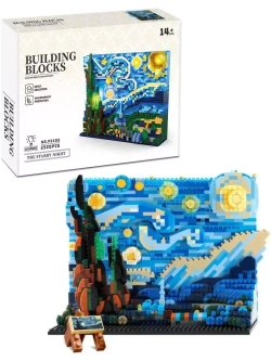 Конструктор Винсент Ван Гог Звездная ночь 2320 деталей