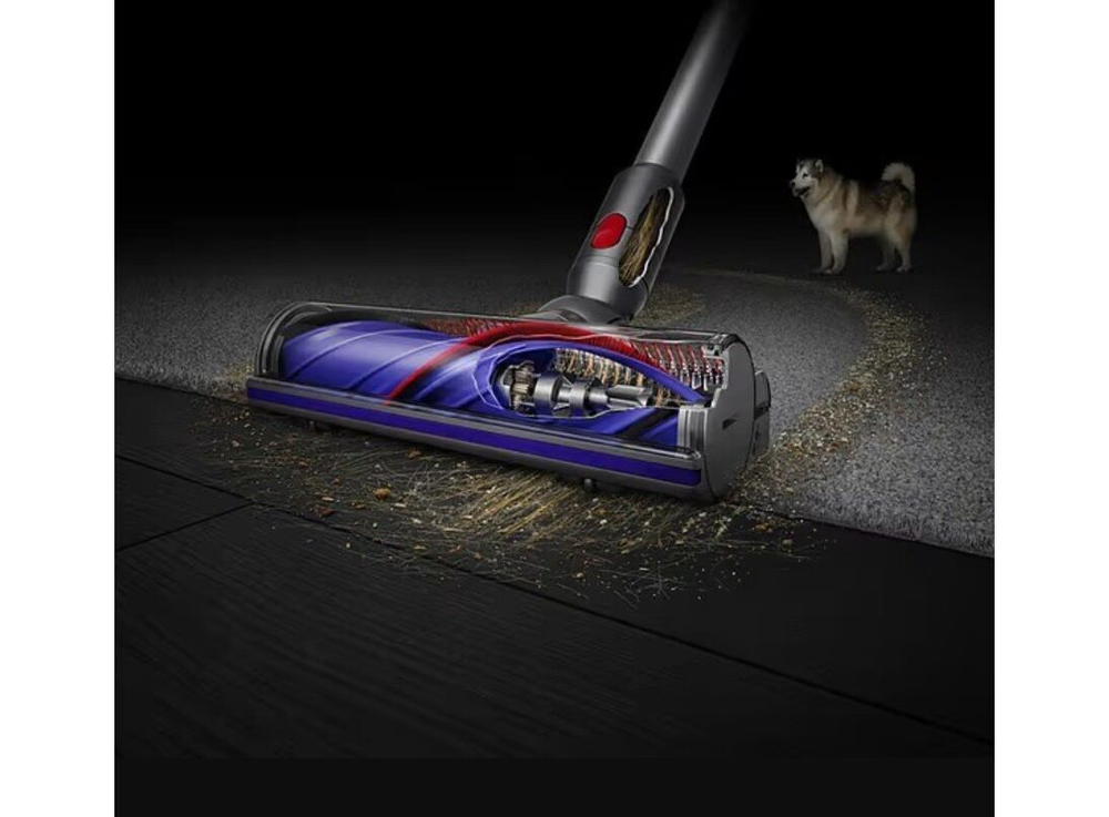 Беспроводной вертикальный пылесос Dyson V8 Absolute серебристый / никель