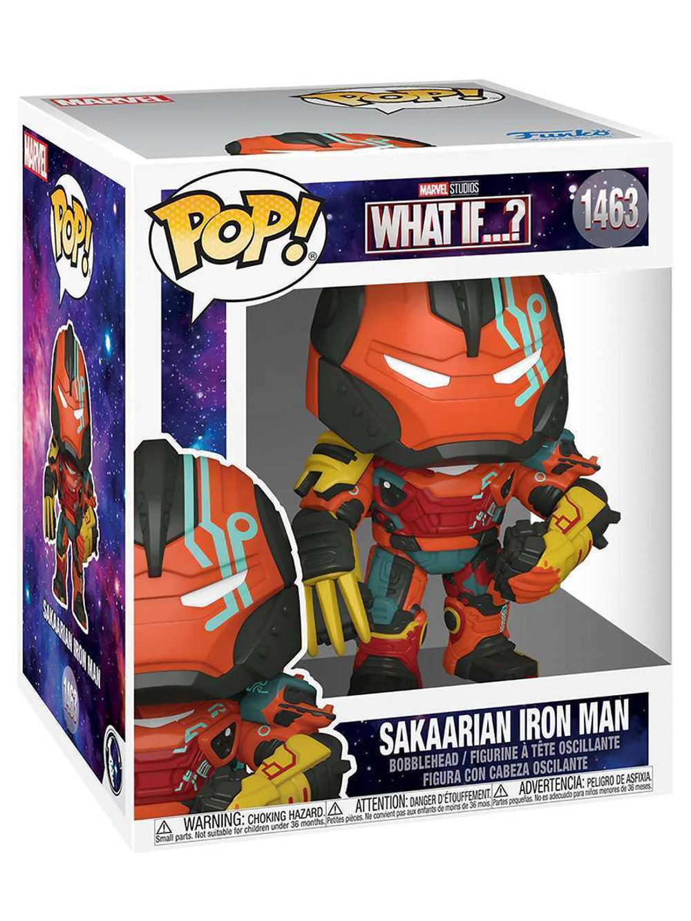 Фигурка Funko POP! Bobble Marvel What If Sakaarian Iron Man 6" (1463) 58647
