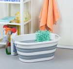 Таз ФЛЕКС 17,5 л овальный складной с ручками, материал- полипропилен, ТЭП М2503