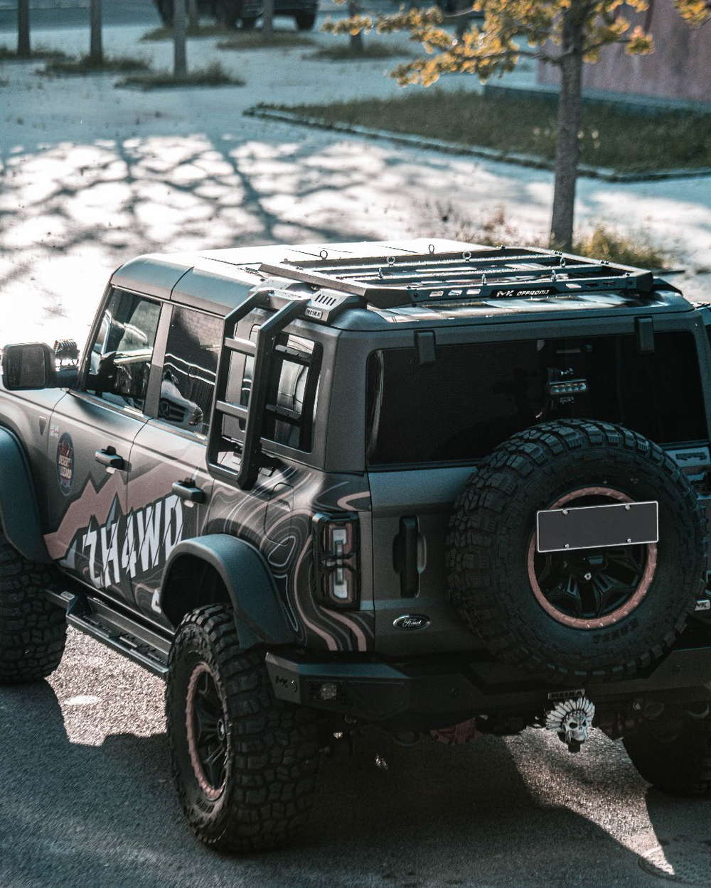 Боковая лестница для Ford Bronco