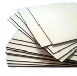 Подложка ЛХДФ ламинированная белая 3мм 30х40 прямоугольная