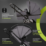 Детская коляска Nuovita Luno 2 в 1 Grigio/Серый