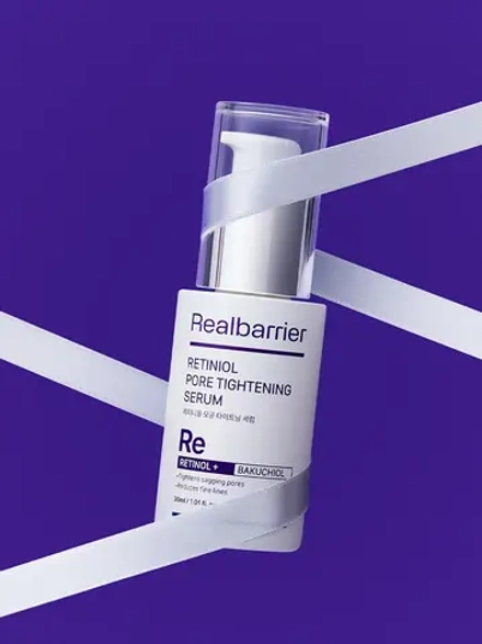 Real Barrier Омолаживающая сыворотка с 0.1% ретинола для сужения пор Retiniol Pore Tightening Serum 30 мл
