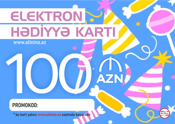 Elektron hədiyyə kartı  100 AZN