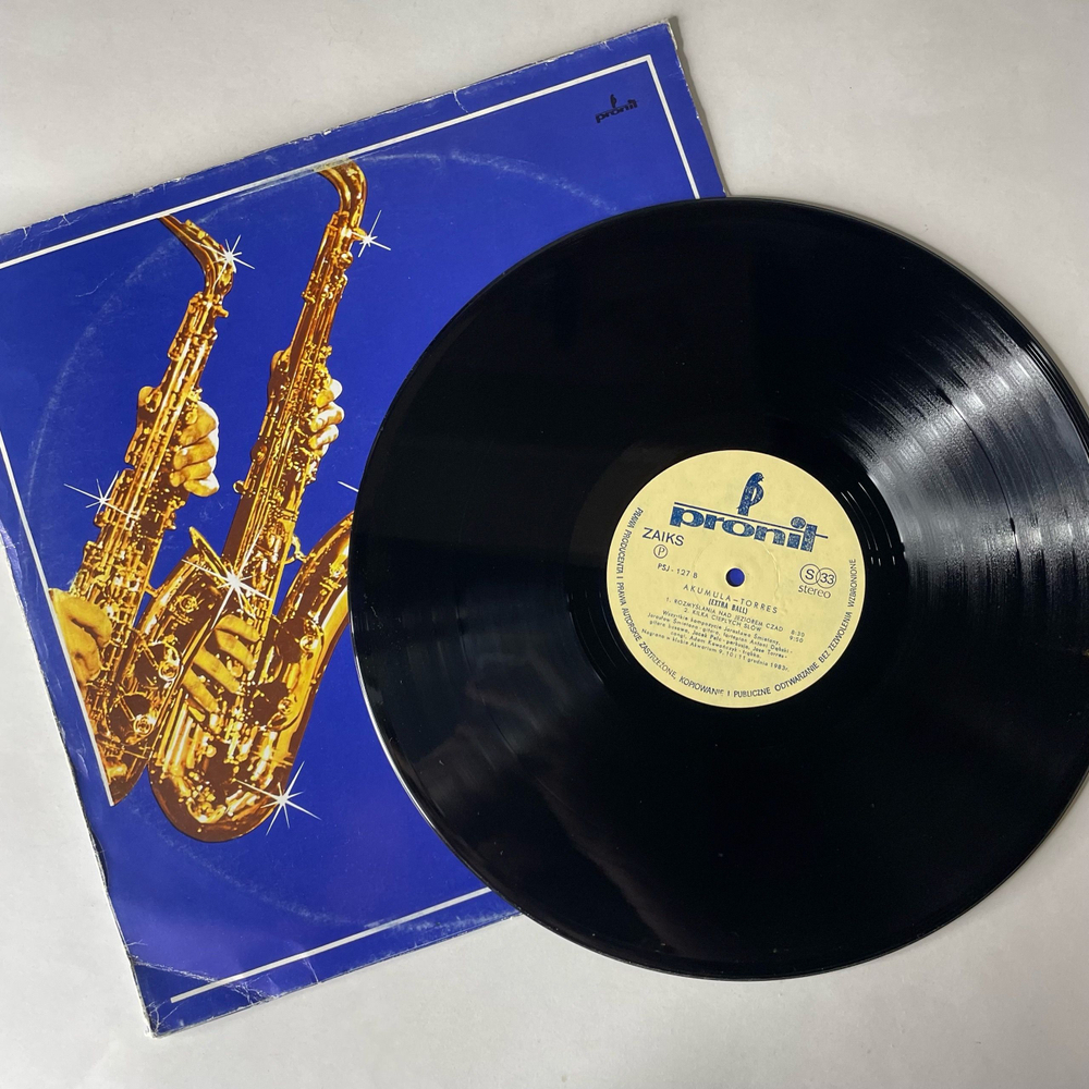 Винтажная виниловая пластинка LP Польский Джаз Extra Ball Akumula Torres (Польша 1983)