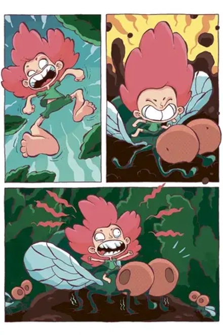 Комикс Лили спешит на помощь