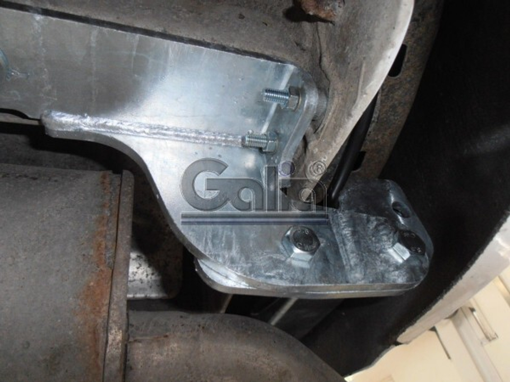 Фаркоп оцинкованный Galia C038A для Citroen C4 седан/хетчбек 2004-2010, 2010-, Peugeot 307, 308 хетчбек 3/5 дверей 2001-2007, 2007-2012(паспорт и сертификат в комплекте)(без электрики)