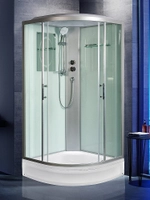 Душевая кабина WeltWasser Werra XL 10000014049 100х100 с поддоном