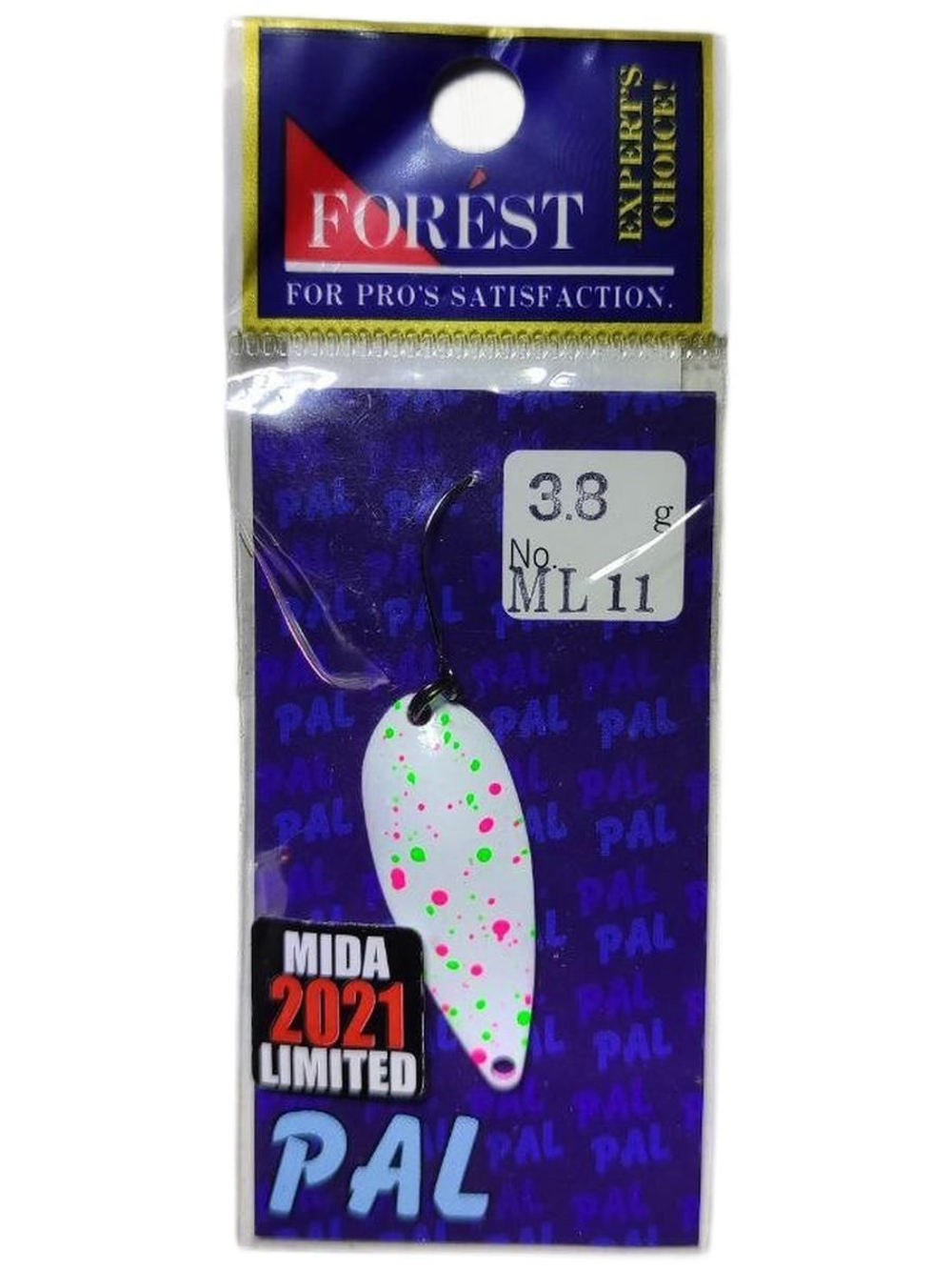 Блесна PAL Forest 3.8g на форель, голавль, хариус, Форест МИУ forest miu / dohna / rooney