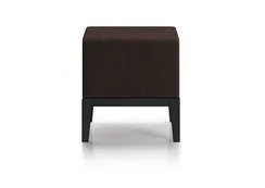 Банкетка Fjord 40 см (шоколад твид, бук под эмалью)