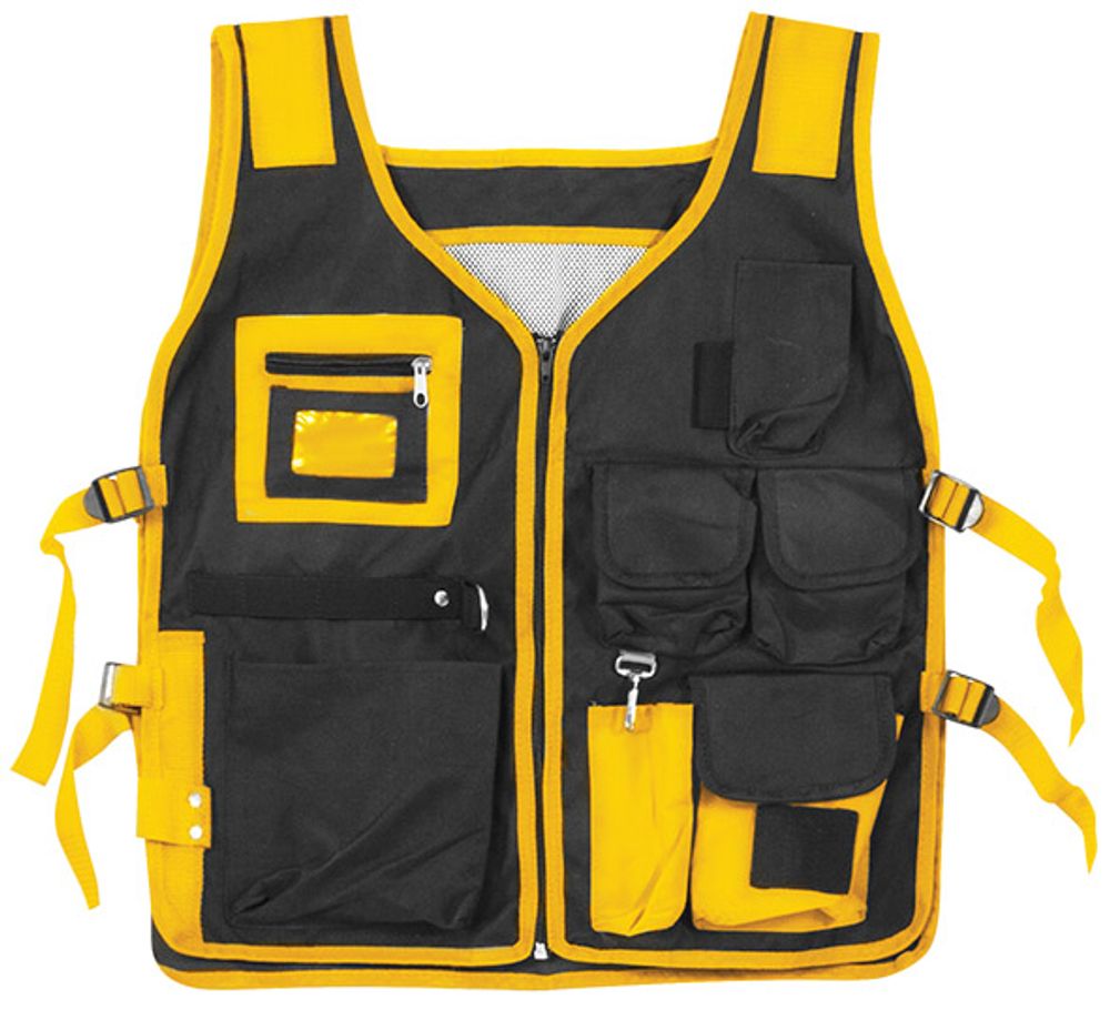 12518 Жилет для инструментов полиэстер 13 отделений FIT