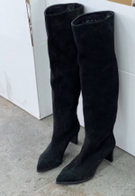 Ботфорты // Black // Suede