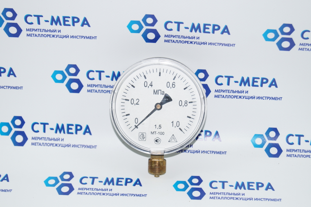 Манометр МТ-100 резьба М20х1,5" 1,0 МПа 100мм