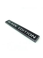 Эмблема (шильдик) BLACK EDITION серебро на автомобиль 1 шт