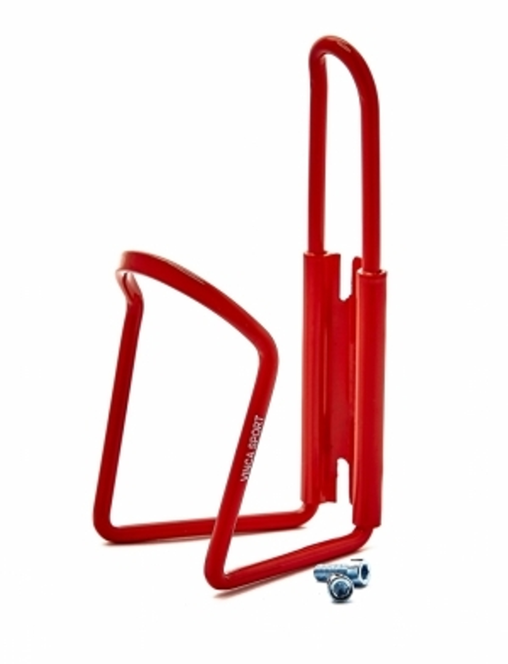 Флягодержатель алюминиевый в комплекте с болтами, красный HC 11 red