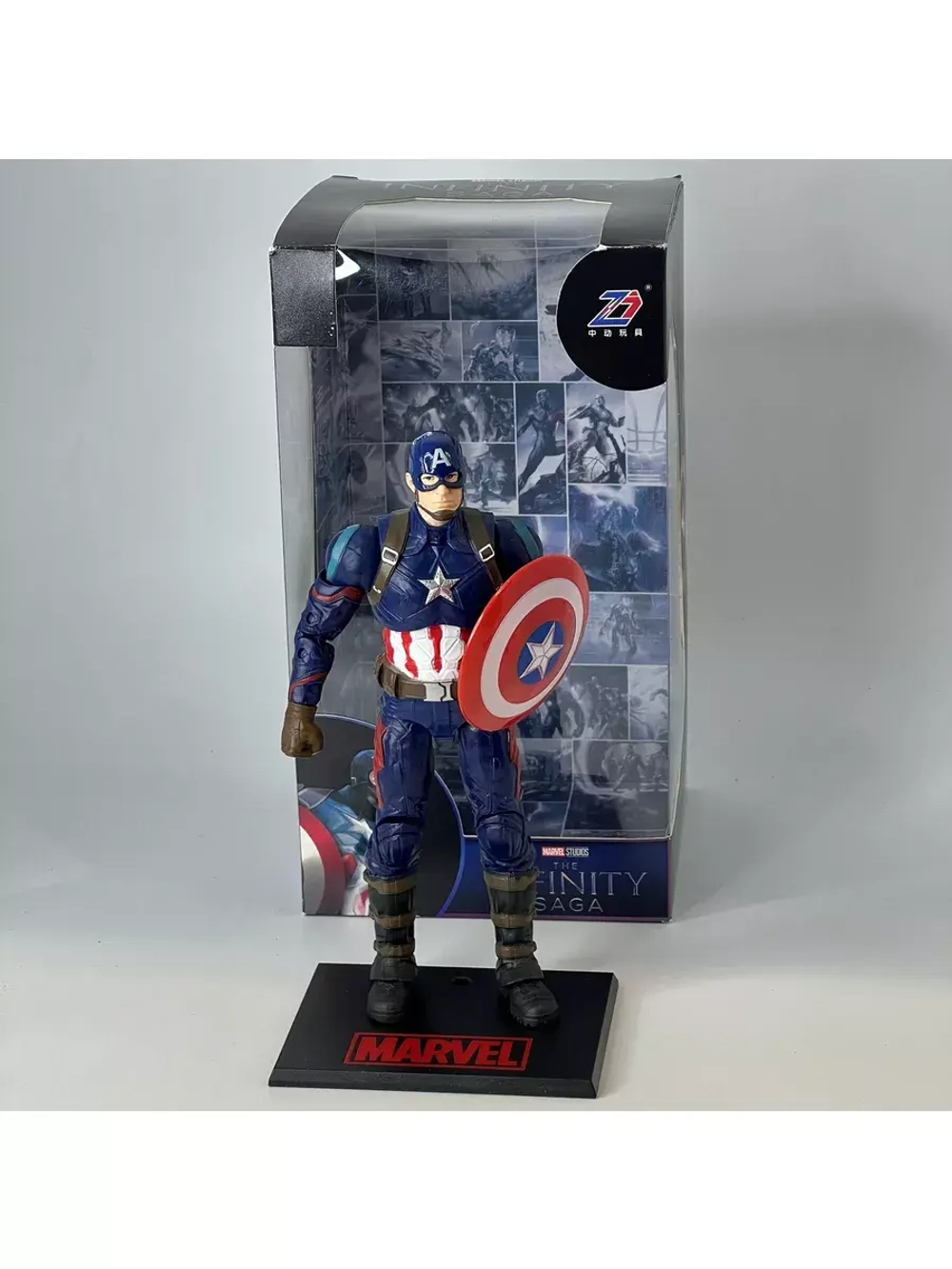 Фигурка игрушка Капитан Америка Марвел ZD Toys 1911-01