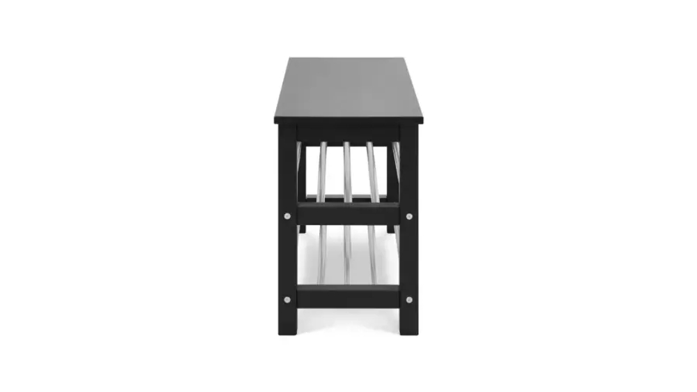 Полка для обуви - аналог IKEA/МИЧА/ИКЕА, 85x34см, черный