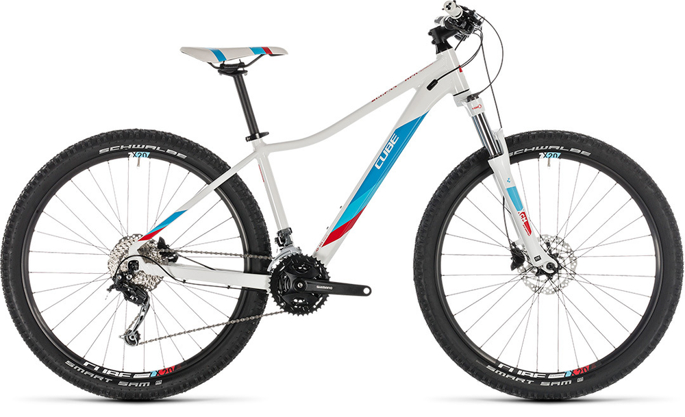 Велосипед CUBE 2019 ACCESS WS PRO 27.5  white´n´blue  16"