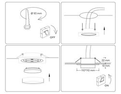 Ambrella Светильник встраиваемый GX53 Acrylic tech TN5231