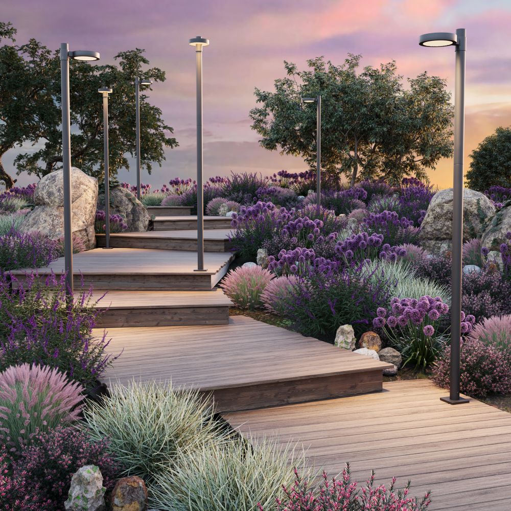 Уличный консольный светодиодный светильник Maytoni   O472H-L50GF3K