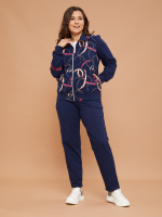 Толстовка К-384/синий-цепи