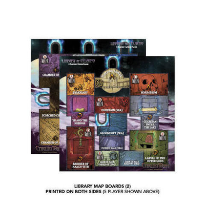 (Сбор) Cthulhu Wars: Great Library at Celaeno Map Expansion