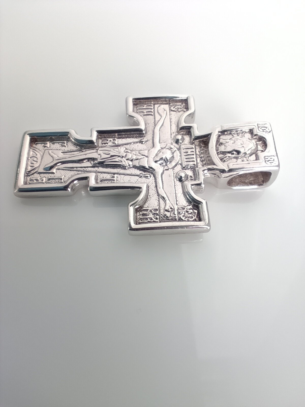 Ювелирный крест "Эстерелла", родированное серебро, 925 проба/Ф