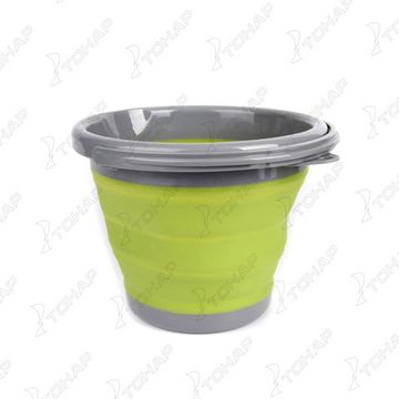 Ведро складное силиконовое 5л оливковый TRAMP (TRC-092)