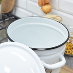 Кастрюля 6л цилиндрическая с рисунком