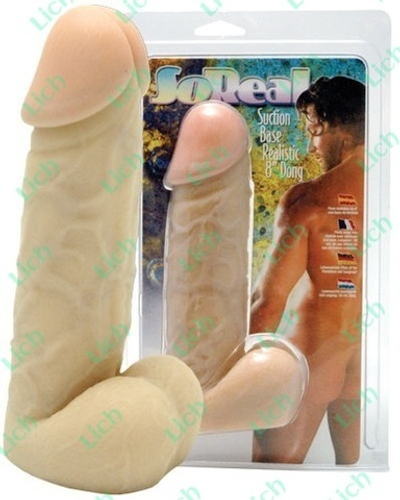 Реалистичный фаллоимитатор с присасывающимся основанием So Real