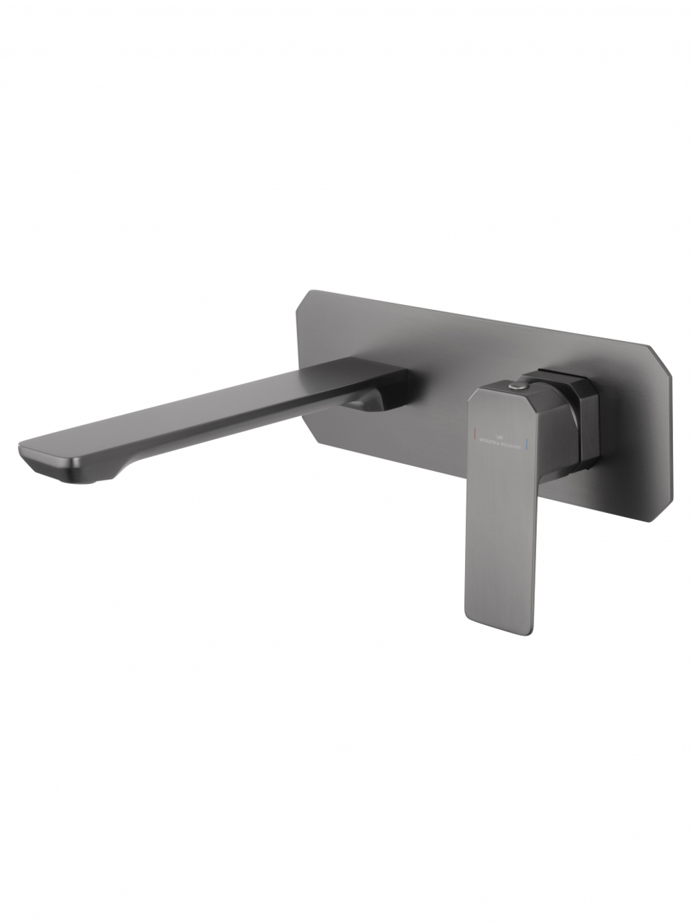 Смеситель для раковины встраиваемый WONZON & WOGHAND DIAMOND, Темный графит (WW-88869011-BGM )
