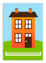 Стенд логопедический Делим на слоги №1 с карманом 085