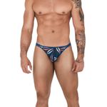 Мужские трусы тонги темно-синие Clever CONTINENTAL THONG 152608
