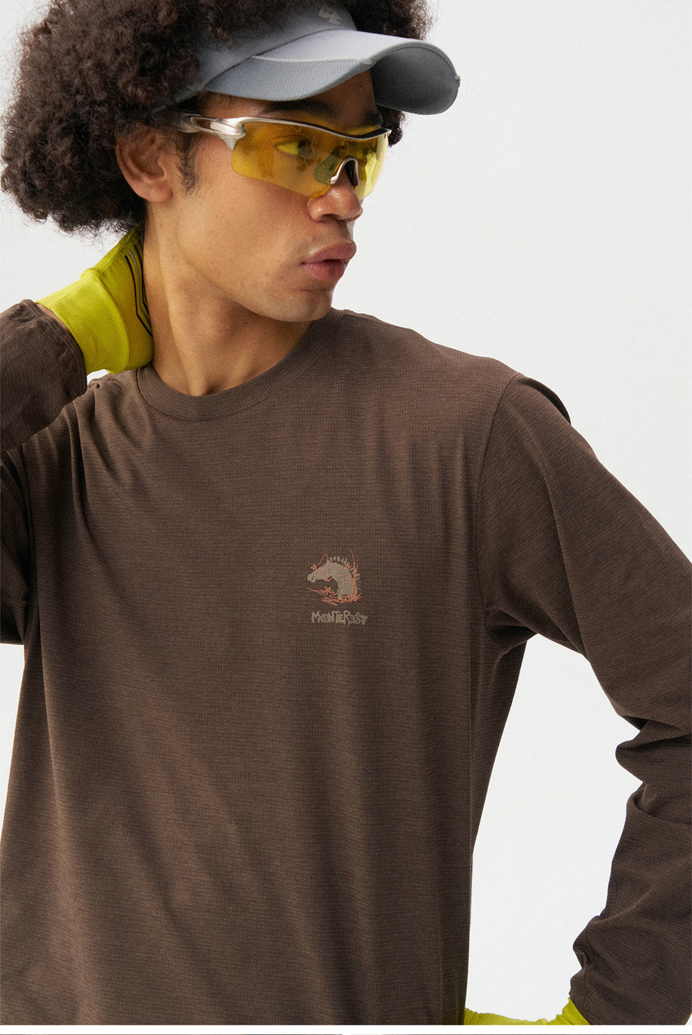 Лонгслив Nothomme Monterest Quick Drying коричневый