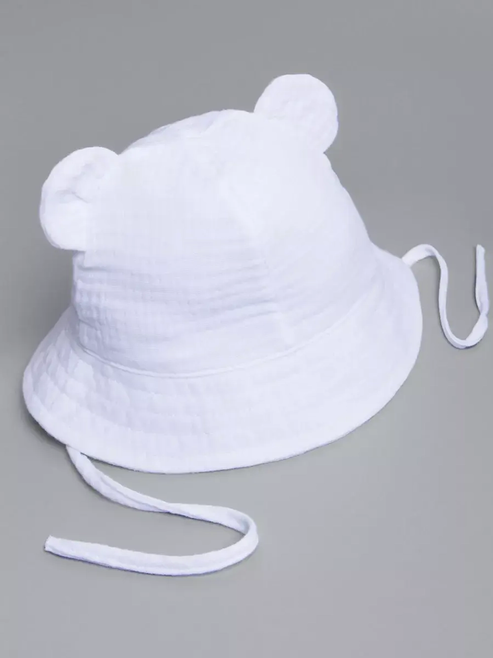 Панама летняя с ушками на завязках для детей