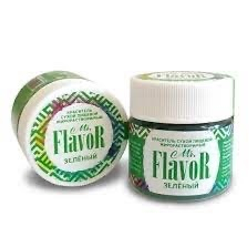 Краситель Mr.Flavor Сухой Жирорастворимый Зеленый 5г