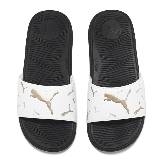 Puma Cool Cat 2.0 Slide 'White Team Gold'
