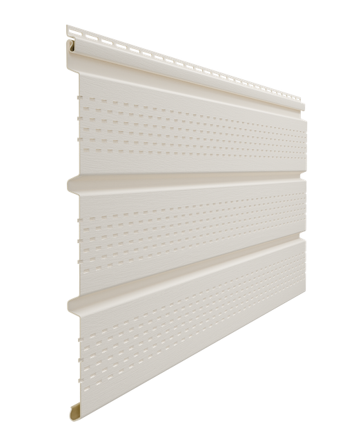 Docke STANDARD Софит перфорированный (Пломбир)