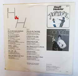 Винтажная виниловая пластинка LP Henkler and Hauff H and H (ГДР 1974)