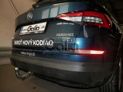 Фаркоп оцинкованный Galia S120A для Skoda Kodiaq 2WD, 4WD 2017-(паспорт и сертификат в комплекте)(без электрики)