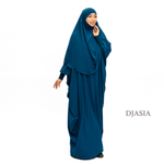 КОМПЛЕКТ: ХИМАР И АБАЯ ИЗ МЕДИНСКОГО ШЕЛКА One size