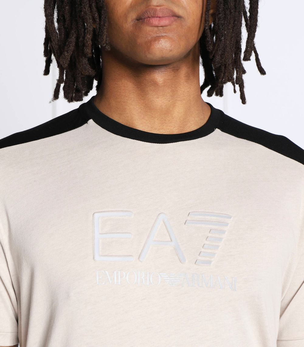 футболка EA7 - бежевый(6LPT06 PJ02Z)