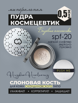 Минеральная пудра для поддержания гидробаланса кожи Hydra Healeary