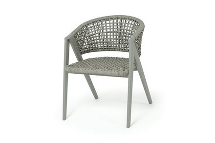 "Амстердам" плетеный стул из искусственного ротанга, цвет серый