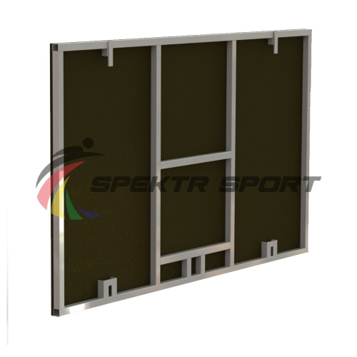 Щит баскетбольный 1800х1050 фанера 18 мм на металлической раме