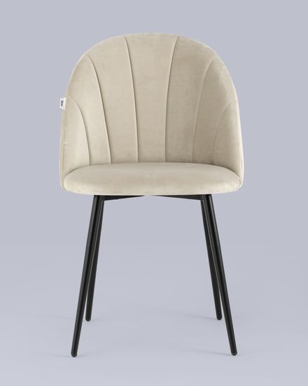 Стул Логан NEW велюр бежевый 2 шт