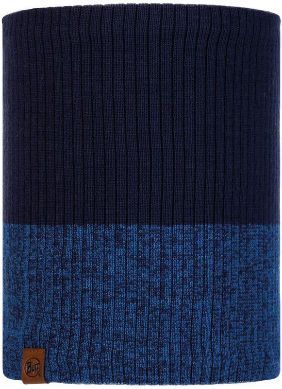 Вязаный шарф-труба с флисом Buff Neckwarmer Knitted Polar Dima Night Blue Фото 1