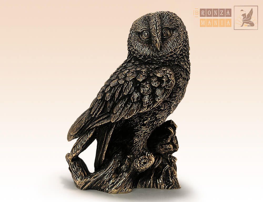 статуэтка Сова на пне