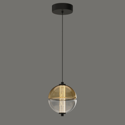 Подвесной светильник MD24022079-1A black/amber